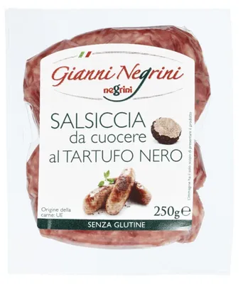 Image de Saucisse à la truffe noire, 250 g, marque Negrini