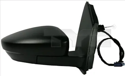 Produktbild von TYC 337-0186 Außenspiegel Seitenspiegel Links für VW Polo Schrägheck (6R1, 6C1) Asphärisch Beheizt