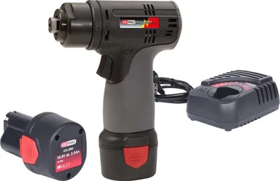 Obrázok produktu pre KS TOOLS Akumulátorová brúska, 3 200 otáčok za minútu 10,8 V, s 2 batériami a 1 nabíjačkou ( 515.3558 )