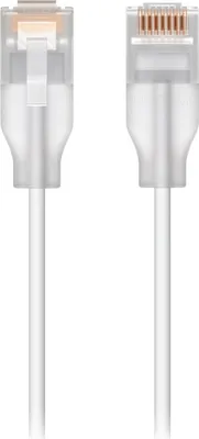 Zdjęcie produktu dla Ubiquiti UACC-Cable-Patch-EL-2M-W, 2 m, Cat6, RJ-45, RJ-45, Półprzezroczysty, Biały