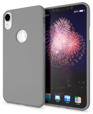 Immagine prodotto di NALIA custodia per telefono cellulare per Apple iPhone XR, cover ultra sottile in silicone neon grigio