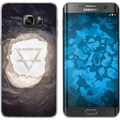 Produktbild von PhoneNatic Case kompatibel mit Samsung Galaxy S7 Edge Silikon-Hülle Element M2