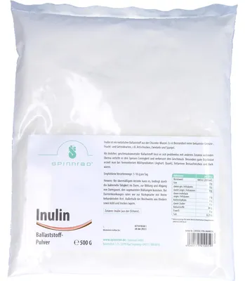 Obrázok produktu pre SPINNRAD Inulín - prebiotická vláknina v prášku, 500 g prášku