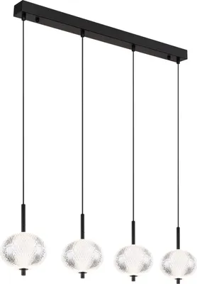 Produktbild von Globo Lighting Hängeleuchte Metall schwarz matt, LED