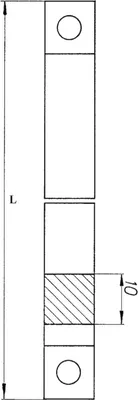 Produktbild von DENI Stangen für Tortreibriegel 10 x 1500 mm, hell-verz