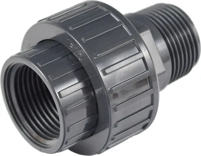 Produktbild von Agora-Tec® Kunststoff Verschraubung mit Dichtung 1 Zoll AG/IG (33,3mm/30,3mm)