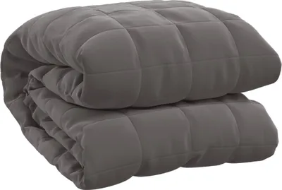 Immagine prodotto di vidaXL Coperta pesata grigia 152x203 cm 11 kg tessuto
