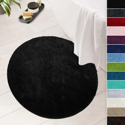 Immagine prodotto di Tappeto da bagno Sky Soft Black diametro 95 cm
