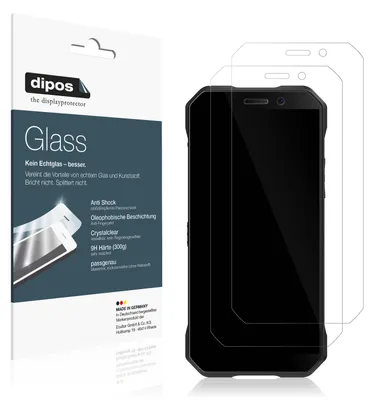 Obrázok produktu pre 2x ochranná fólia pre Doogee S61 Pro - Anti-Shock 9H Film dipos Glass Plastic Glass