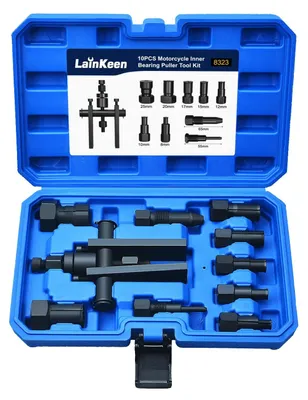 Imagen del producto de Juego de 10 herramientas para extractor de rodamientos de motocicleta – Juego de herramientas para extraer rodamientos