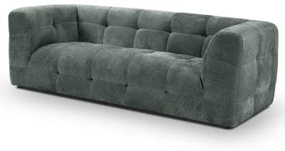 Produktbild von Sofa "Astaro" in petrol Strukturstoff 2,5-Sitzer 217 cm
