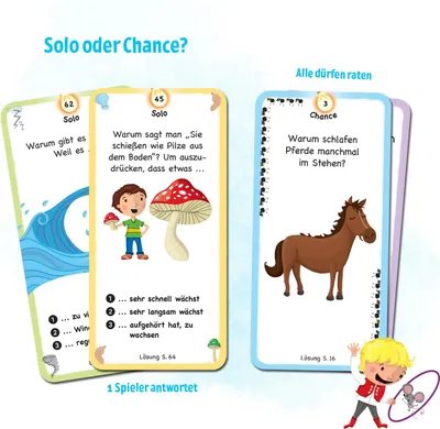 Produktbild von moses. Das Warum-Quiz, Wissensquiz für Kinder, 100 spannende Fragen, ab 6 Jahren