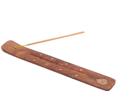 Produktbild von Räucherstäbchen-Halter, Schiffchen aus Holz Ganesha