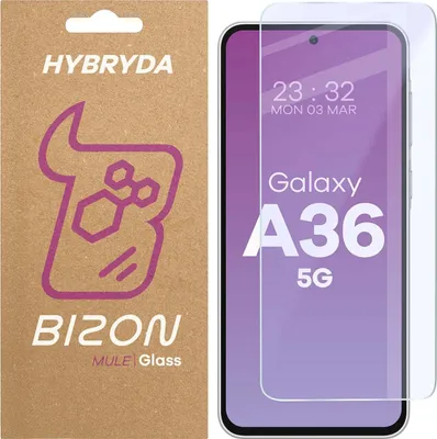Produktbild von Elastyczne szkło hybrydowe Bizon Glass Mule do Galaxy A36 5G
