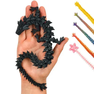 Produktbild von 3D Drache - 30 cm – Schwarz