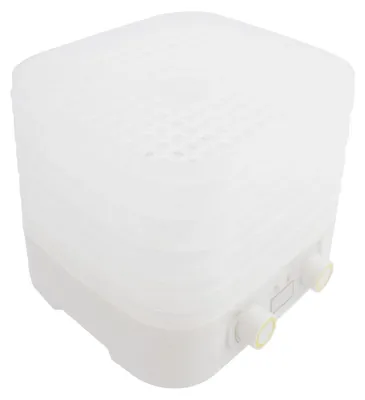 Produktbild von Elektrischer Dörrautomat - Lebensmitteltrockner mit 5 Ebenen - Einstellbare Temperatur - Timer - 160 W 220 V - Leise und kompakt - Weiß