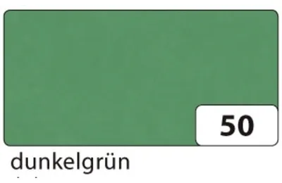 Image de Folia 88120-50 Papier transparent - vert foncé, 70 cm x 100 cm, 42 g/m²