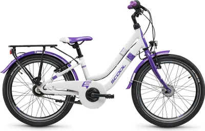 Produktbild von S'COOL chiX twin 20 Zoll 7-Gang Nexus - White/Violet | Kinderfahrrad | Jugendfahrrad | 20 Zoll | 7-Gang | Freilauf