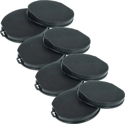 Produktbild von vhbw 8x Aktivkohlefilter Ersatz für IKEA NYTTIGFIL400, 502.224.09, 8718868949844, 50222409, NYTTIG FIL 400, 704.019.47 für Dunstabzugshaube