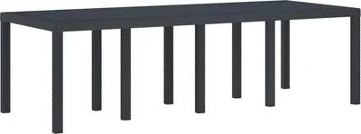 Obrázek produktu pro Zahradní stůl Antracit 250 x 100 x 73 cm polyratan