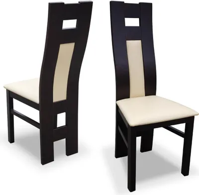 Produktbild von Holzstuhl Set 1x Massivholz Stuhl Esszimmerstuhl Designer Stühle Esszimmerstühle