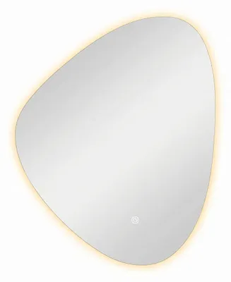 Image de Miroir de salle de bain SensaHome Noah avec éclairage LED - Intensité variable - 2700K/4500K/6400K - Asymétrique - 60x80 cm
