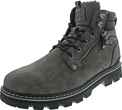 A single gray Dockers men's boot is shown against a white background.