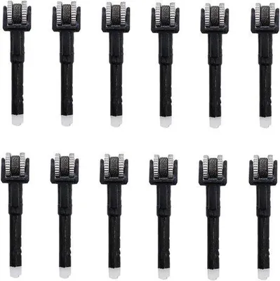 Productafbeelding van 12 stuks vuursteentjes, vuursteenwiel, wielaansteker, 4,3 cm, vervanging voor aansteker, compatibel met voor aanstekers (mini-formaat)