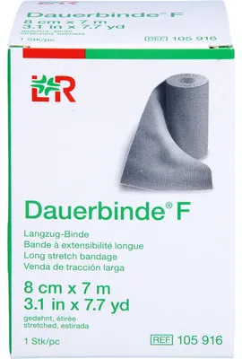 Produktbild von Dauerbinde fein 8cmx7m, 1 St. Binde