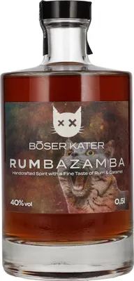 Produktbild von BÖSER KATER RUMbazamba Caramel Toffee Spirit Drink 40% Vol. 0,5l