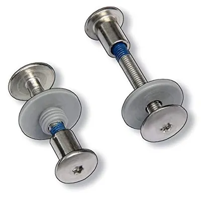 Productafbeelding van Veiligheidsbalconschroeven M5 x 50 mm van Roestvrij Staal - 50 Stuks