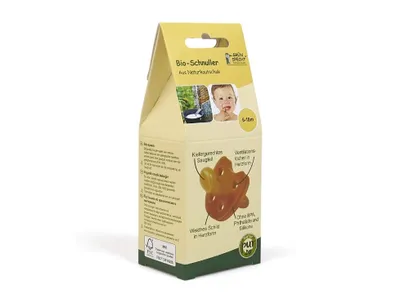 Produktbild von Natürlicher Schnuller aus Kautschuk für Babys von 6-18 Monaten