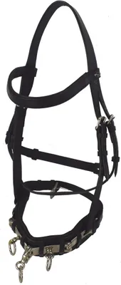 Produktbild von Kappzaum Leder Exclusiv Longiertrense Größe Pony, Vollblut oder Warmblut, Größe:Warmblut
