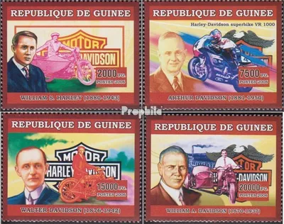 Produktbild von Briefmarken Guinea 2006 Mi 4469-4472 postfrisch Verkehrsmittel: Zweiräder