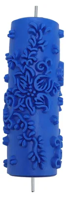 Obrázek produktu pro Dekorativní váleček s texturou 15x6x6cm omyvatelný gumový vzor na stěny nábytek skříňky