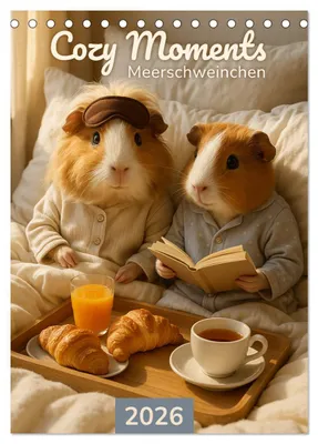 Productafbeelding van Gezellige Momenten - Cavia Kalender (tafelkalender 2027, formaat DIN A5, staand), CALVENDO maandkalender