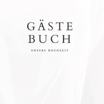 Produktbild von Gästebuch "Unsere Hochzeit"- Hochzeitsgästebuch Premium Hardcover 78 Seiten
