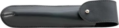 Image de Étui pour rasoir, cuir de vache noir,
