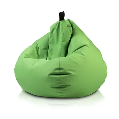 Produktbild von Sitzsack mit füllung 2 in 1 Sitzkissen Bean Bag Oscar Outdoor für Garten, Balkon & Terrasse, Farbe: Grün