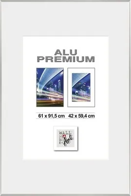 Produktbild von Posterrahmen Alu Duo silber 61x91,5 cm