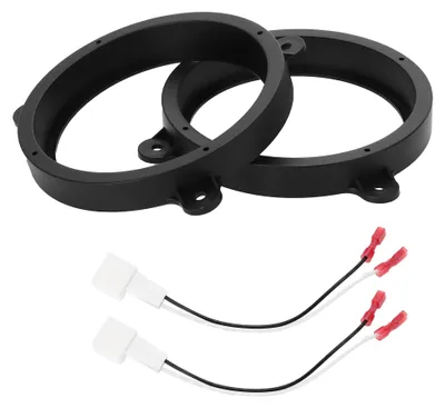 Produktbild von Lautsprecher-Adapterring für Auto, 6,5 Zoll, schwarz