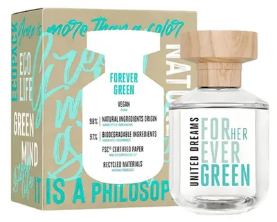 Produktbild von Benetton United Dreams Forever Green Eau de Toilette für Damen 80 ml