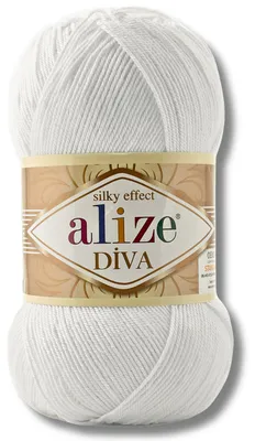 Obrázek produktu pro Alize 1x 100 g vlna Diva, jednobarevná, háčkování, pletení (55)