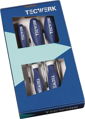 Produktbild von Schraubendreher-Satz 6-teilig Schlitz / PH 3-Komponentengriff Rundklinge