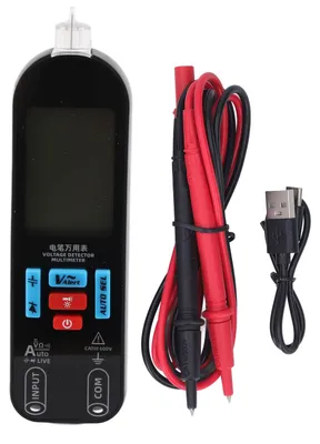 Produktbild von Digitales Multimeter mit automatischer Bereichswahl, LCD-Anzeige, Spannungs- und Kapazitätstester, Widerstandsmessgerät
