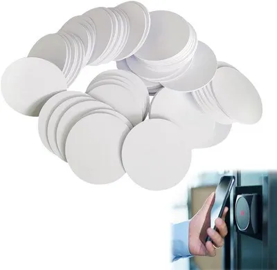 Produktbild von NFC-Tags - Programmierbare NFC-Tags - Kompatibel mit allen NFC-Technologien - 504 Byte Speicher - Verpackung von 20 Stück