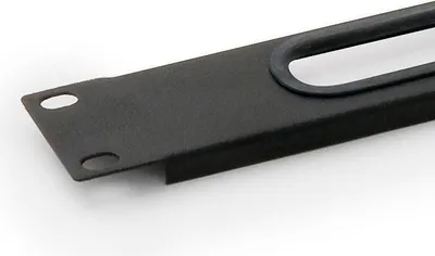 Produktbild von 19 Zoll Kabeldurchführungsplatte 1HE, schwarz, für Racks