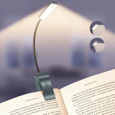 Productafbeelding van 30 LED Leeslamp met Klem, oplaadbare lamp met lange batterijduur en 5 kleurtemperaturen