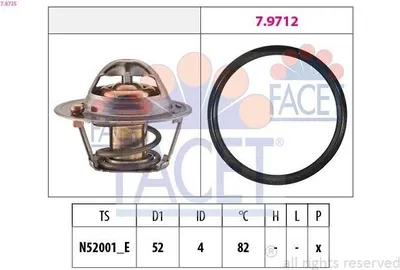 Produktbild von FACET Thermostat Kühlmittel 82°C für MITSUBISHI COLT VI (Z3A, Z2A) für SMART FORFOUR (454)