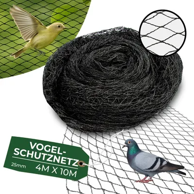 Produktbild von Netz Strend Pro, 4x10 m, Masche 25 mm, gegen Vögel, PE